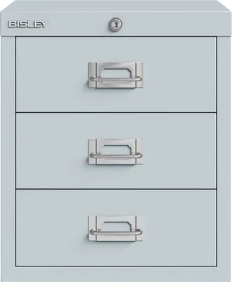 Produktbild von Bisley MultiDrawer mit Schloss - Farbe: Lichtgrau