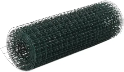 Produktbild von Stahl-Drahtzaun mit PVC-Beschichtung 25x0,5 m in Grün