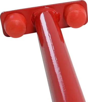 Produktbild von Reckstange 90 cm Turnstange Rot Klimmzugstange Kletterstange Turnreck Metallreck