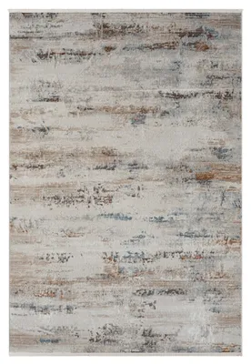 Obrázek produktu pro Koberec MY-RUG "Neha 1", šedý, 290x200, s krátkým vlasem, extra měkký, retro styl, vintage vzhled, obdélníkový tvar