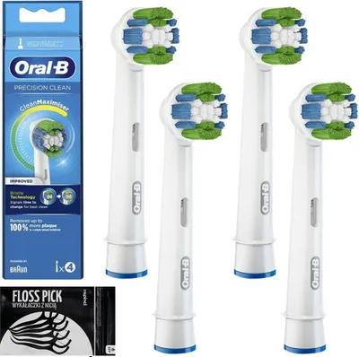 Zdjęcie produktu dla Oral-B Precision Clean szczoteczki maksymalizujące EB20 4 wykałaczki