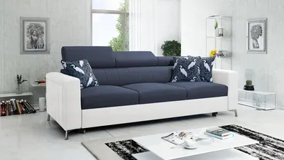 Produktbild von Elegantes und Funktionelles Berta Sofa mit Schlaffunktion - ideal für Ihr Wohnzimmer Sawana80+ekji