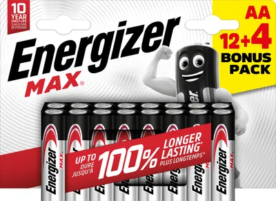 Immagine prodotto di Energizer LR6/16 Max AA 12+4 zdarma