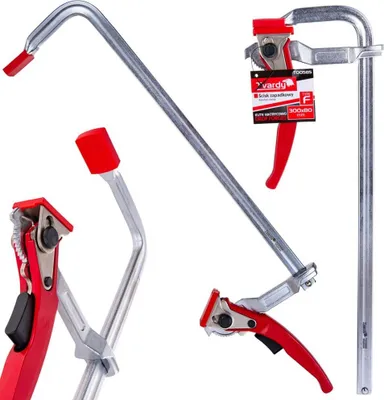 Obrázek produktu pro GEKO Svěrka rychloupínací ráčnová, typu F, 300 x 80 mm, kovaná T00585