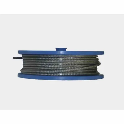 Produktbild von Pötz & Sand Drahtseil PVC 4,0 auf 6,0 50m verz. Seele, ummantelt