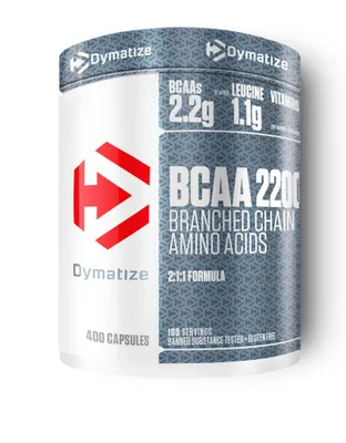 Produktbild von Dymatize BCAA 2200 – 400 Kapseln