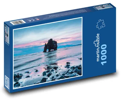 Obrázok produktu pre Puzzle 1000 Island - Skala Hvitserkur - martinpuzzle
