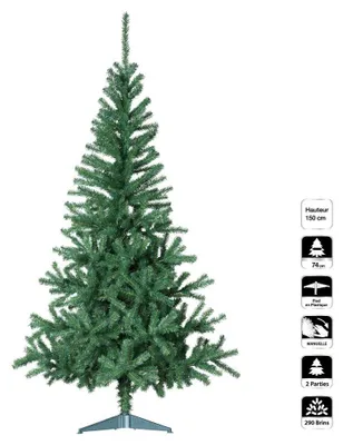Immagine prodotto di Abete essenziale 150 cm verde - Feeric Lights & Christmas