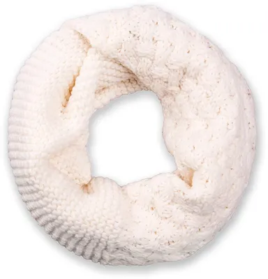 Produktbild von styleBREAKER Uni Strick Loop Schal mit Mustermix, Uni Feinstrick Schlauchschal, Winter Strickschal 01018153