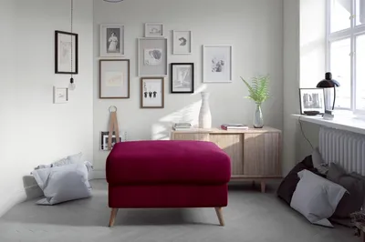 Immagine prodotto di Sgabello Pouf Divano Cuscino Sgabello laterale Poggiapiedi Ottomano Mobili Sgabello Nuovo Rosa