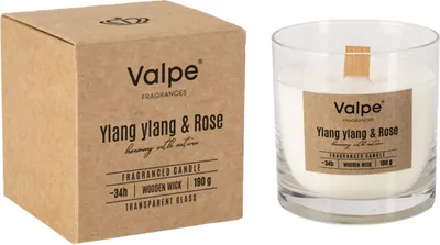 Image de Bougie Nohel Garden en verre YANG YANG&ROSE mèche bois parfumée 190g