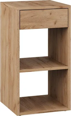 Produktbild von Nachttisch Vicco Dany Goldkraft Eiche 35 x 65 cm mit 1 Schublade, Model 57887
