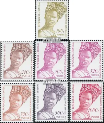 Produktbild von Briefmarken Senegal 1997 Mi 1473-1479 (kompl.Ausg.) postfrisch Senegalesin