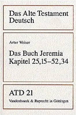 Produktbild von Das Alte Testament Deutsch 21. Das Buch Jeremia