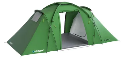 Imagen del producto de Husky Boston 4 Dural: Tienda de campaña familiar, para 4 personas, color verde