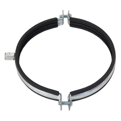 Produktbild von Europlast SBOU80 – Rohrschelle aus Metalll, Ø80mm mit Gummidichtung (M8/M10)