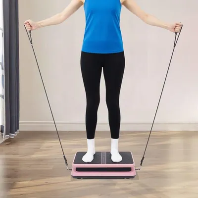 Immagine prodotto di Piattaforma vibrante - Potenza: 200W - 2800 giri/minuto - Adatta per fitness e riabilitazione - Colore: nero
