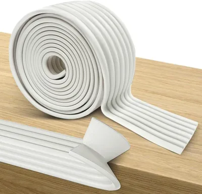 Produktbild von Schaum Baby Kantenschutz 500 cm, Tischkantenschutz, Eckschutz, Selbstklebend, Für Kinder