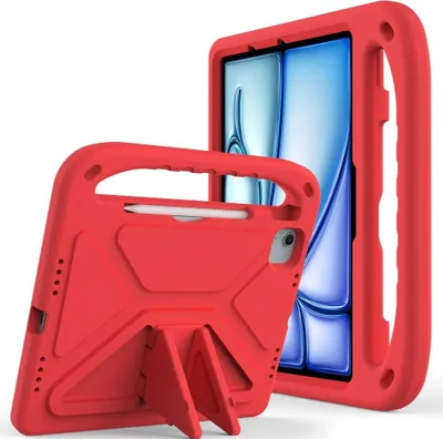 Produktbild von iPad Air 11 (2024/2025/2026) / Pro 11 (2024/2025) Hülle - Coverup Stoßfeste Kinderhülle - Rot