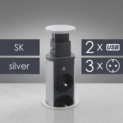 Obrázek produktu pro Prodlužovací kabel skrytý