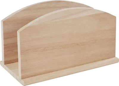 Produktbild von Serviettenständer aus Rohholz, H 15 x B 9 x T 7 cm