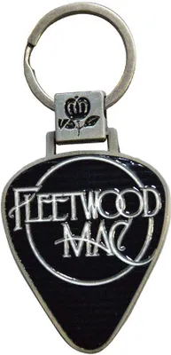 Produktbild von Fleetwood Mac - "Classic Logo" Schlüsselanhänger Plektrum RO12240 (Einheitsgröße) (Schwarz/Silber)