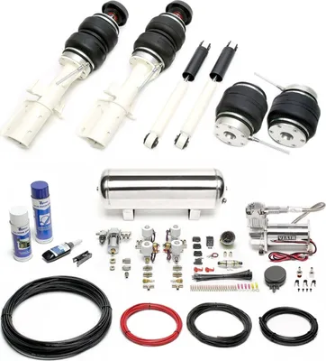 Image de TA Technix Kit de suspension pneumatique à compresseur argenté pour Mercedes Vito 638 V 638/2