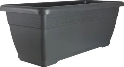 Produktbild von Geli Pflanztrog PLATO Anthrazit 80 x 37 cm - Kunststoff