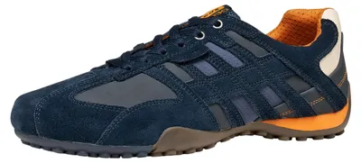 Produktbild von Geox Snake K Herrenschuhe sportlicher Schnürer Blau Freizeit