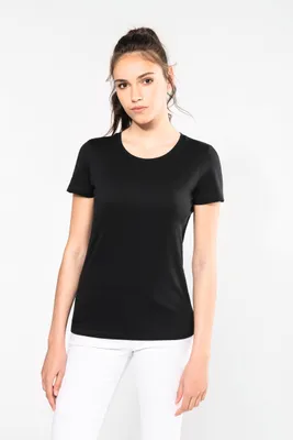 Produktbild von Kariban Premium Supima® Damen-T-Shirt mit Rundhals ausschnitt und kurzen Ärmeln