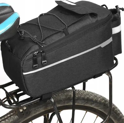Image de Sacoche pour porte-bagages de vélo, sac isotherme, réfléchissante, Koanni