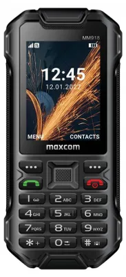 Produktbild von MaxCom MOBILE STRONG MM918 4G VOLTE, Balken, 6,1 cm (2.4"), 240 x 320 Pixel, 2 MP, 2500 mAh, Schwarz