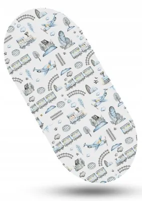 Produktbild von Babymam Kinderwagen Wiege Spannbettlaken Baumwolle Grau