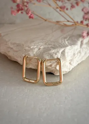 Image de Boucles d'oreilles en acier inoxydable doré