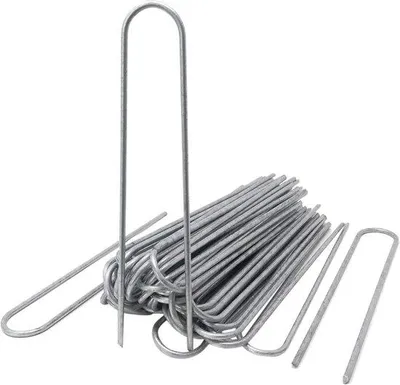 Productafbeelding van Famanu grondankers, 200 x 25 mm, verzinkt - 50 stuks, met staalkabel van Ø 38 mm