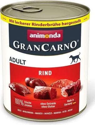 Zdjęcie produktu dla animonda GranCarno Original, Dorosły, Wołowina, 800 g, Bez cukru, Bez soi