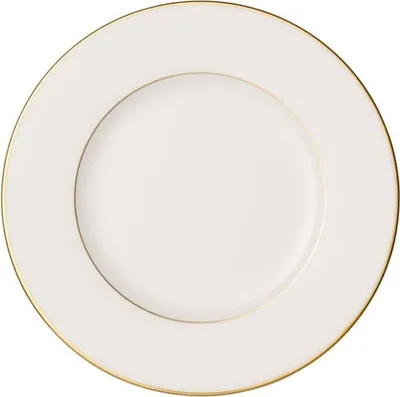 Produktbild von Villeroy & Boch Anmut Gold, Essteller, Rund, Porzellan, Gold, Weiß, Anmut Gold, 28 cm