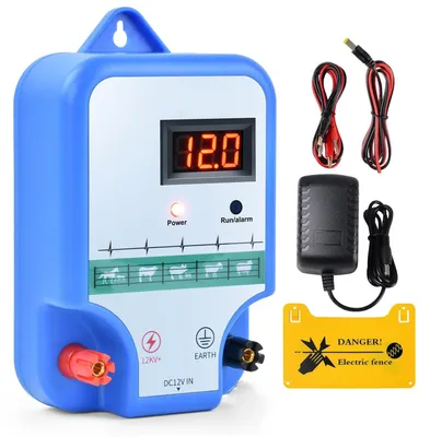 12V Weidezaungerät 2J, 15 km, 12kV, für Vieh & Garten