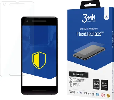 Produktbild von 3mk Display Hybridglas FlexibleGlass für Google Pixel 2 0,3mm 7H