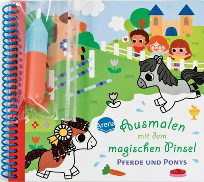Produktbild von Ausmalen mit dem magischen Pinsel. Pferde und Ponys