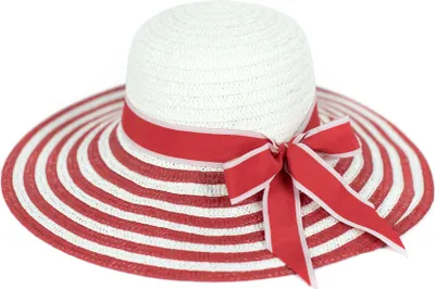 Imagen del producto de Art Of Polo - Gorro para mujer, modelo Mauka, color blanco y rojo, diseño universal