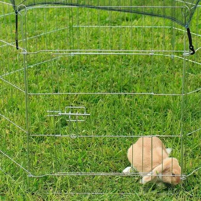 Produktbild von Famanu Freilaufgehege für Katzen und Hunde – Innen und Außen – Faltbar – Tierfreundlich