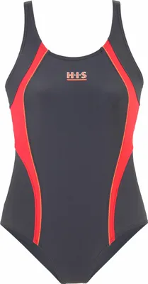 Produktbild von H.I.S. Badeanzug grau-orange Größe 38