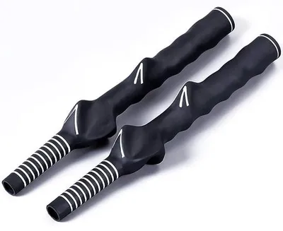 Obrázek produktu pro Golfový tréninkový úchop pro praváky, 2-dílná pomůcka pro trénink golfového úderu, která pomáhá začátečníkům osvojit si správný úchop.