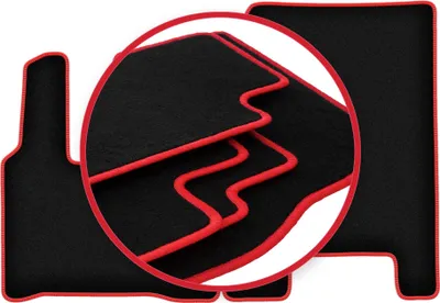 Image de Tapis de sol CARLUX-RED pour : camion Mercedes Actros MP4 (2011-)