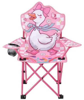 Immagine prodotto di Omgoods - Sedia da campeggio per bambini con portabicchieri e design pieghevole