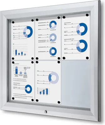 Produktbild von Showdown Displays Schaukasten Premium für Außen - 6x DIN A4