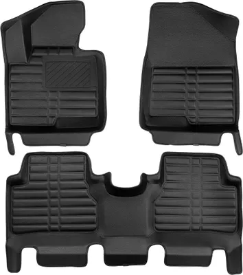 Produktbild von 5D Premium Auto Fussmatten für Hyundai Santa Fe (3.Gen) 2012-2018