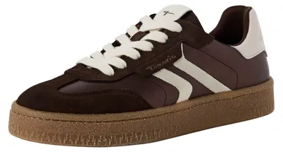 Zdjęcie produktu dla Wygodne sznurowane buty damskie w kolorze brązowym