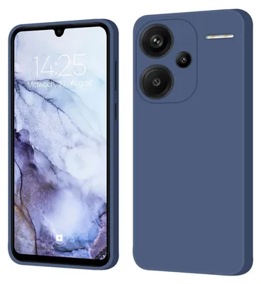 Produktbild von Hülle für Xiaomi Redmi Note 13 Pro+ 5G Case Cover Bumper Smartphone Softgrip Schutzhülle Farbe: Lavendelblau